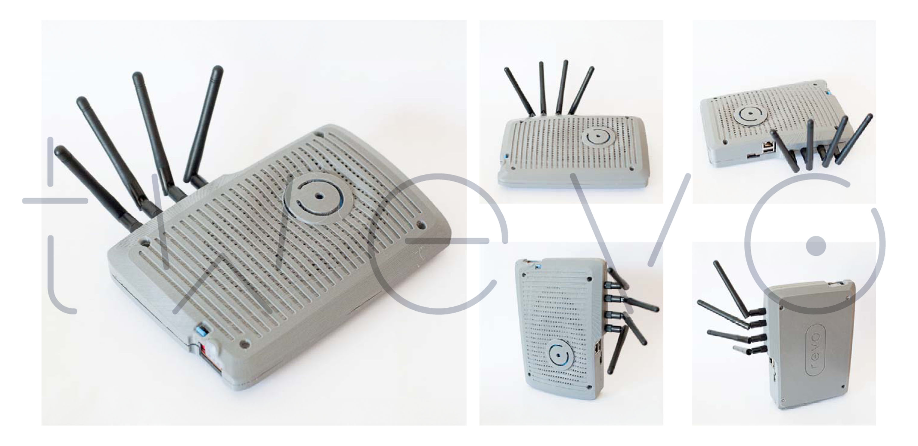 First 3D box prototype for REVOsdr